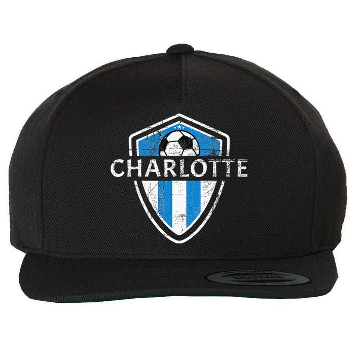 Charlotte 704 Jersey Fan Badge Wool Snapback Cap