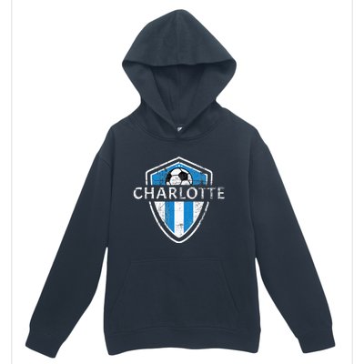 Charlotte 704 Jersey Fan Badge Urban Pullover Hoodie