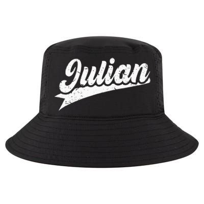 Classic 70s Retro Name Julian Cool Comfort Performance Bucket Hat