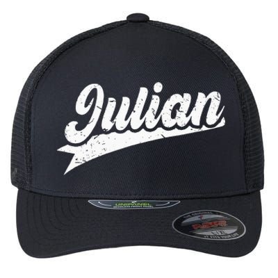 Classic 70s Retro Name Julian Flexfit Unipanel Trucker Cap