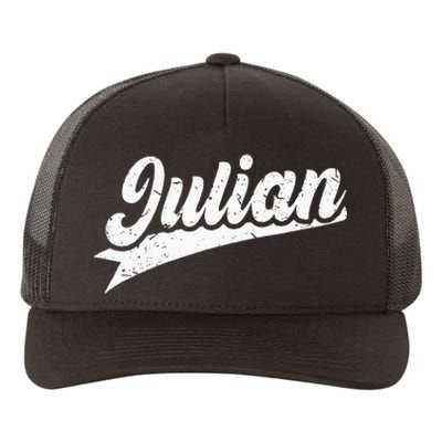 Classic 70s Retro Name Julian Yupoong Adult 5-Panel Trucker Hat