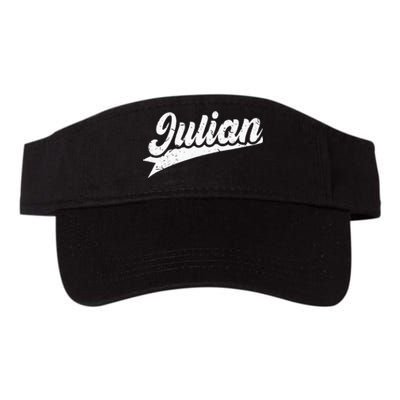 Classic 70s Retro Name Julian Valucap Bio-Washed Visor