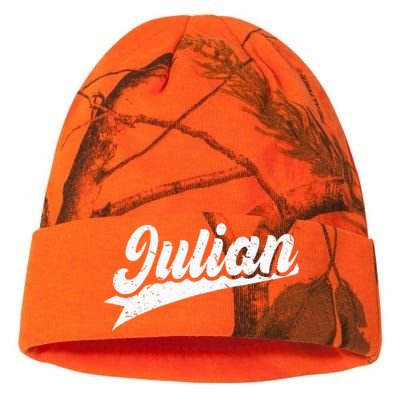 Classic 70s Retro Name Julian Kati Licensed 12" Camo Beanie