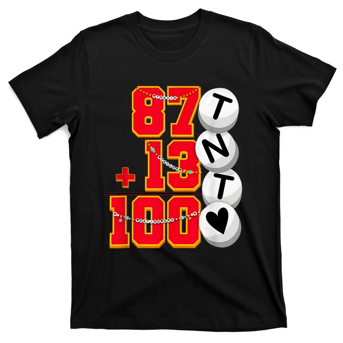 Cute 87 + 13 = 100 Days Of School Tl 100th Day Of School T-Shirt