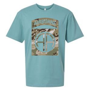 Camo 82nd Airborne Division Ocp Acu Multicam Camouflage Sueded Cloud Jersey T-Shirt