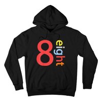 Cool 8th Birthday Gift Eight Years Old &S 8th Bday Hoodie