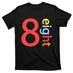 Cool 8th Birthday Gift Eight Years Old &S 8th Bday T-Shirt