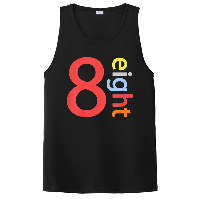 Cool 8th Birthday Gift Eight Years Old &S 8th Bday PosiCharge Competitor Tank