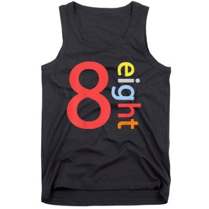 Cool 8th Birthday Gift Eight Years Old &S 8th Bday Tank Top