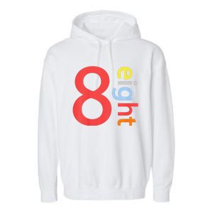 Cool 8th Birthday Gift Eight Years Old &S 8th Bday Garment-Dyed Fleece Hoodie