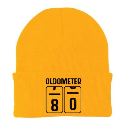 Cool 80th Birthday Art 80th Birthday Gag Joke Knit Cap Winter Beanie