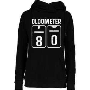 Cool 80th Birthday Art 80th Birthday Gag Joke Womens Funnel Neck Pullover Hood