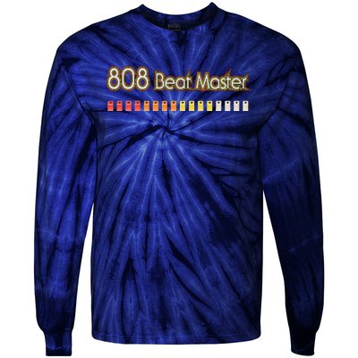 Classic 808 Drum Machine Beat Master Tie-Dye Long Sleeve Shirt