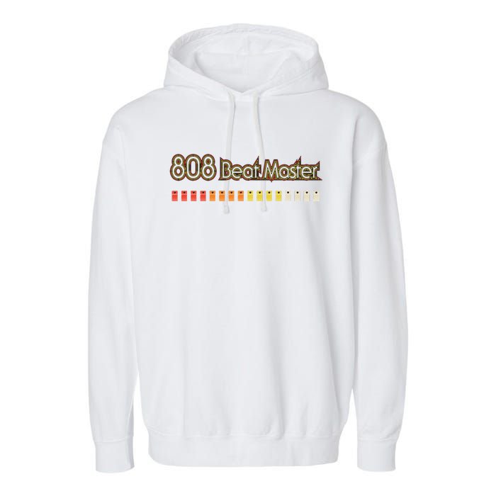 Classic 808 Drum Machine Beat Master Garment-Dyed Fleece Hoodie