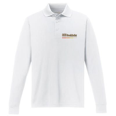 Classic 808 Drum Machine Beat Master Performance Long Sleeve Polo