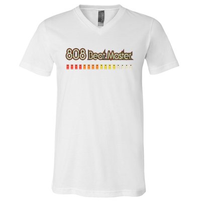 Classic 808 Drum Machine Beat Master V-Neck T-Shirt