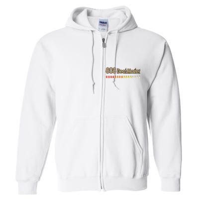 Classic 808 Drum Machine Beat Master Full Zip Hoodie