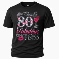 Chapter 80 Fabulous Since 1945 80Th Birthday Cooling Performance Crew T-Shirt