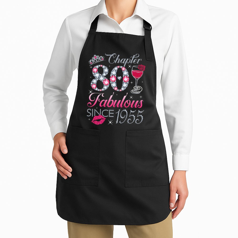 Chapter 80 Fabulous Since 1945 80Th Birthday Apron