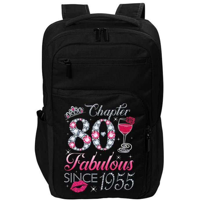 Chapter 80 Fabulous Since 1945 80Th Birthday Impact Tech Backpack