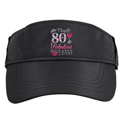 Chapter 80 Fabulous Since 1945 80Th Birthday Adult Drive Performance Visor