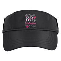 Chapter 80 Fabulous Since 1945 80Th Birthday Adult Drive Performance Visor