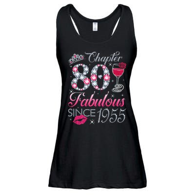 Chapter 80 Fabulous Since 1945 80Th Birthday Ladies Essential Flowy Tank