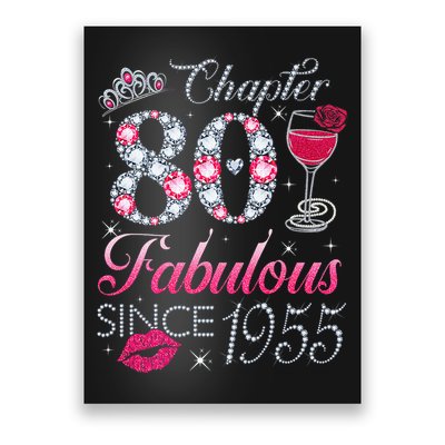Chapter 80 Fabulous Since 1945 80Th Birthday Poster