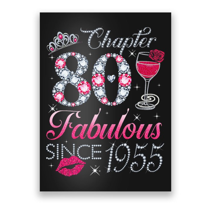 Chapter 80 Fabulous Since 1945 80Th Birthday Poster