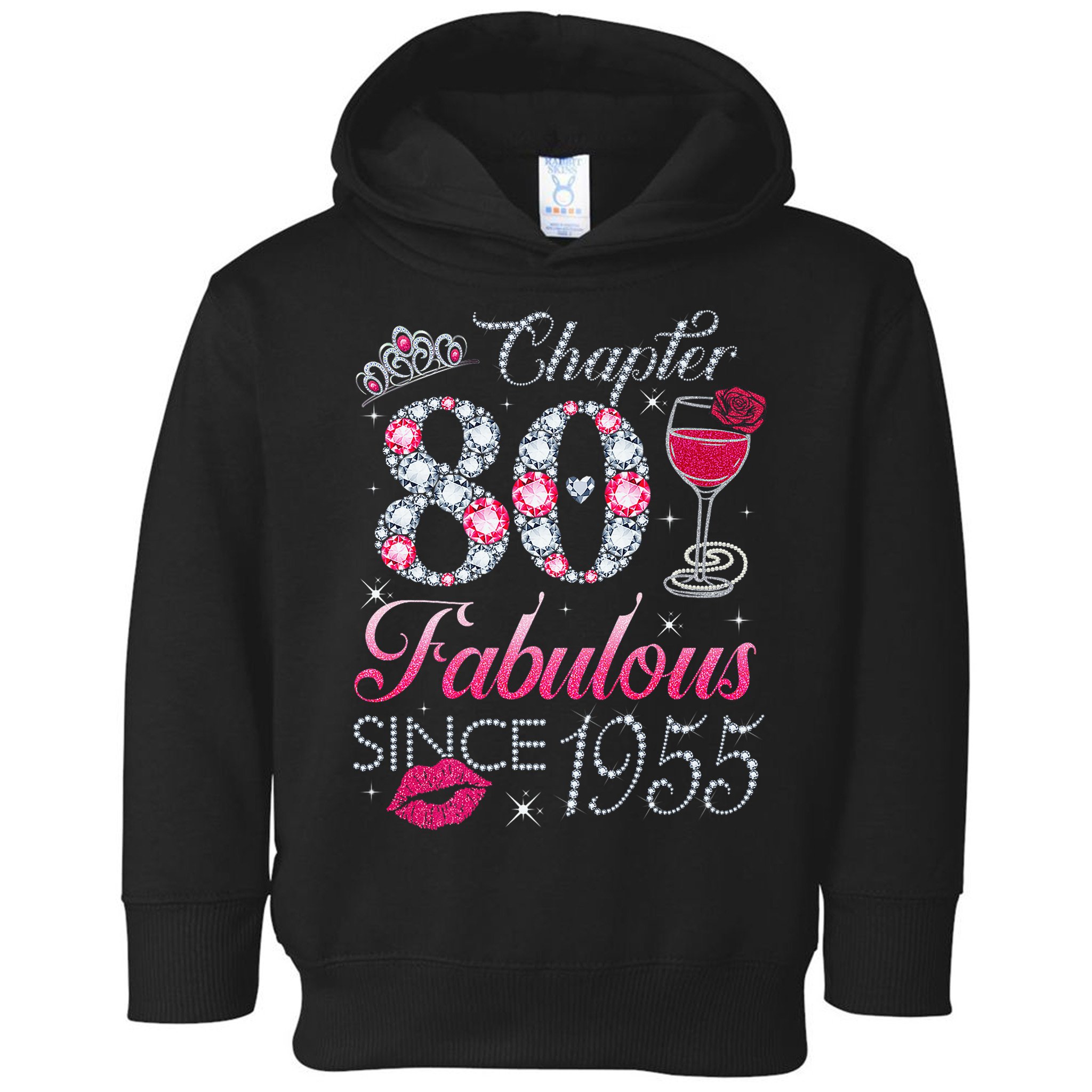 Chapter 80 Fabulous Since 1945 80Th Birthday Toddler Hoodie