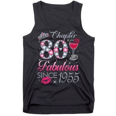 Chapter 80 Fabulous Since 1945 80Th Birthday Tank Top