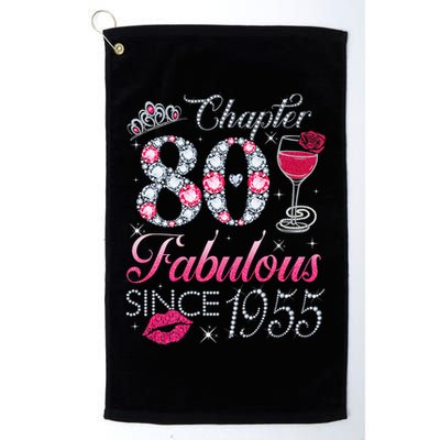 Chapter 80 Fabulous Since 1945 80Th Birthday Golf Towel