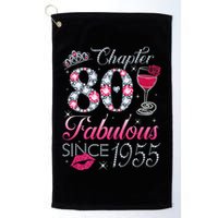 Chapter 80 Fabulous Since 1945 80Th Birthday Golf Towel