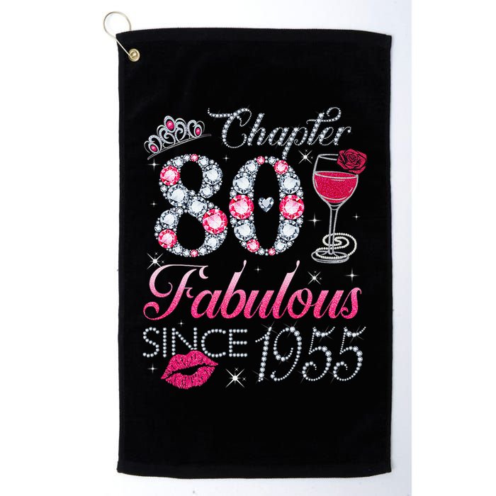 Chapter 80 Fabulous Since 1945 80Th Birthday Golf Towel