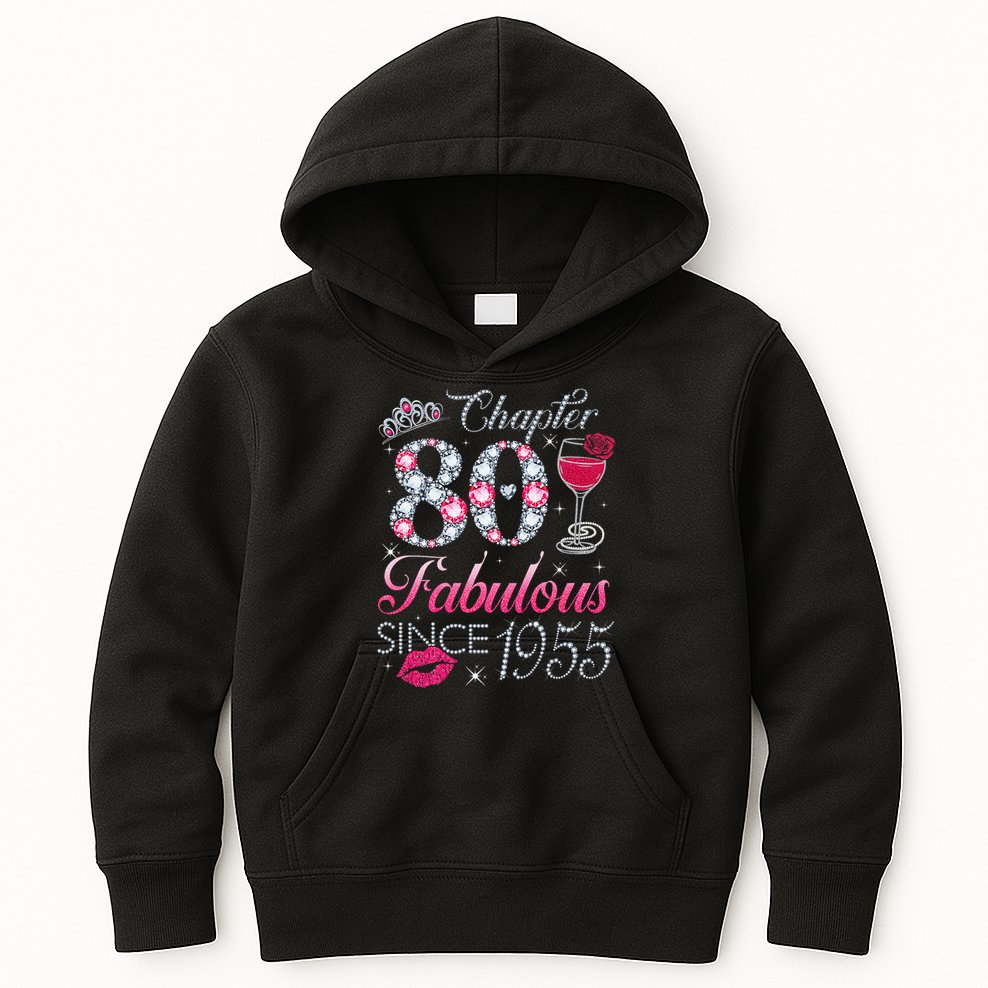 Chapter 80 Fabulous Since 1945 80Th Birthday Kids Hoodie