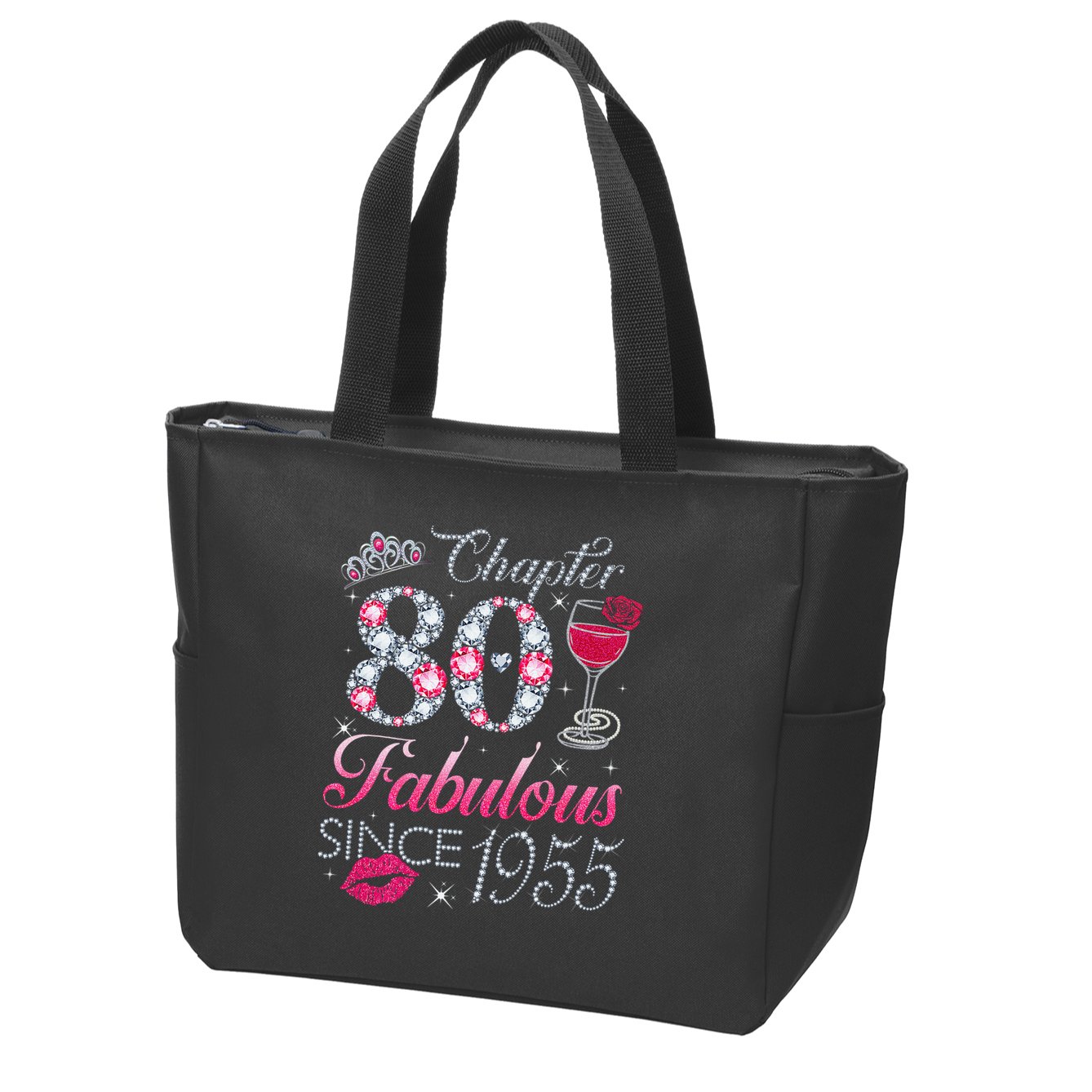 Chapter 80 Fabulous Since 1945 80Th Birthday Zip Tote Bag