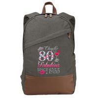 Chapter 80 Fabulous Since 1945 80Th Birthday Cotton Canvas Backpack