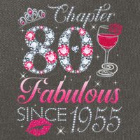Chapter 80 Fabulous Since 1945 80Th Birthday Cotton Canvas Backpack