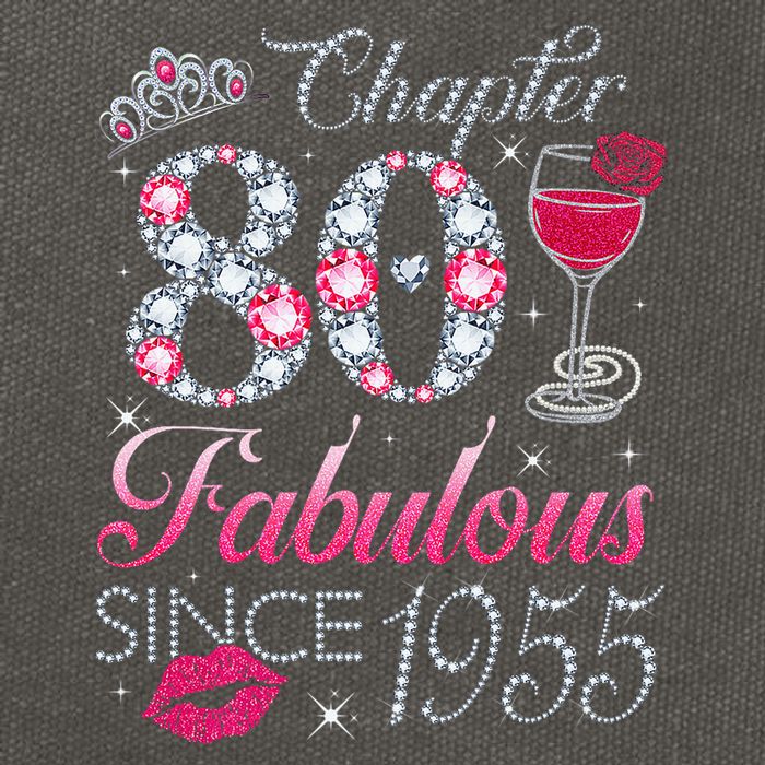 Chapter 80 Fabulous Since 1945 80Th Birthday Cotton Canvas Backpack