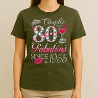 Chapter 80 Fabulous Since 1945 80Th Birthday T-Shirt