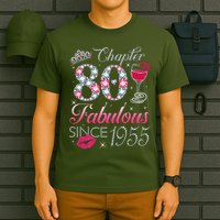 Chapter 80 Fabulous Since 1945 80Th Birthday T-Shirt