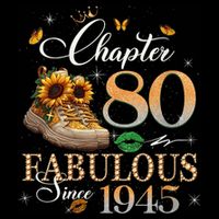 Chapter 80 Fabulous Since 1945 80th Birthday Queen Diamond Impact Tech Backpack