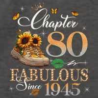 Chapter 80 Fabulous Since 1945 80th Birthday Queen Diamond Vector Backpack