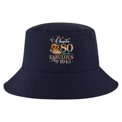 Chapter 80 Fabulous Since 1945 80th Birthday Queen Diamond Cool Comfort Performance Bucket Hat