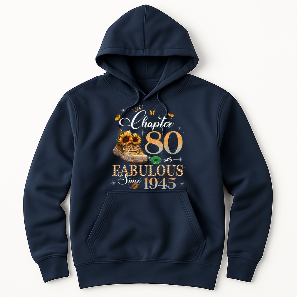 Chapter 80 Fabulous Since 1945 80th Birthday Queen Diamond Hoodie