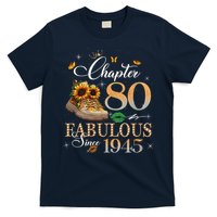 Chapter 80 Fabulous Since 1945 80th Birthday Queen Diamond T-Shirt