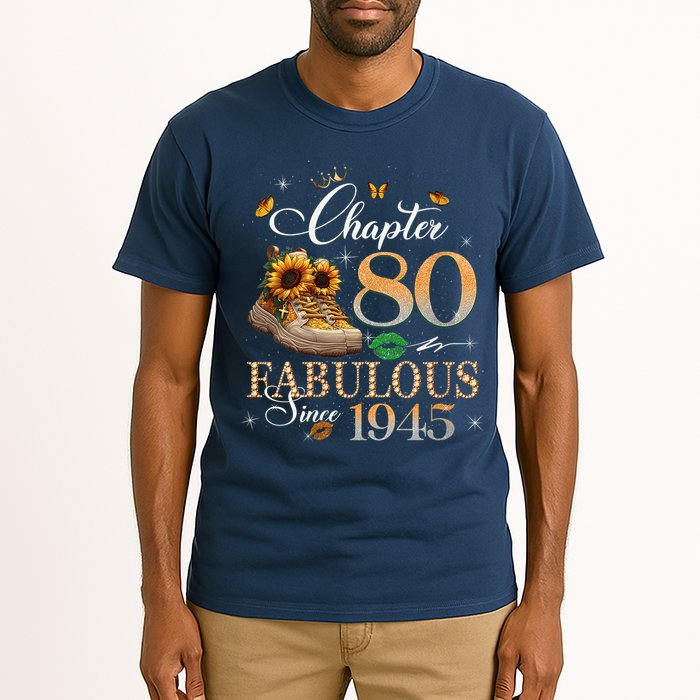 Chapter 80 Fabulous Since 1945 80th Birthday Queen Diamond Tall T-Shirt