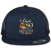 Chapter 80 Fabulous Since 1945 80th Birthday Queen Diamond Flat Bill Trucker Hat