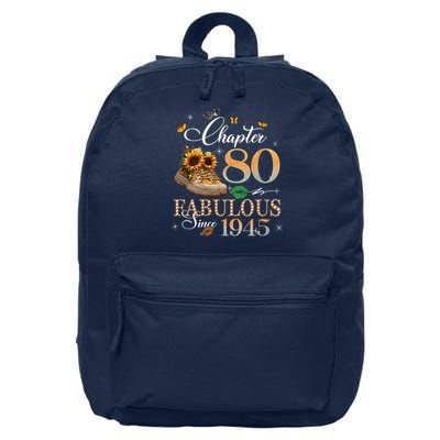 Chapter 80 Fabulous Since 1945 80th Birthday Queen Diamond 16 in Basic Backpack