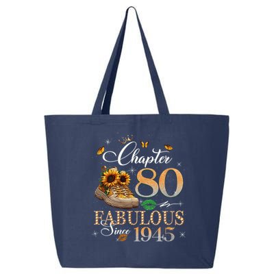 Chapter 80 Fabulous Since 1945 80th Birthday Queen Diamond 25L Jumbo Tote